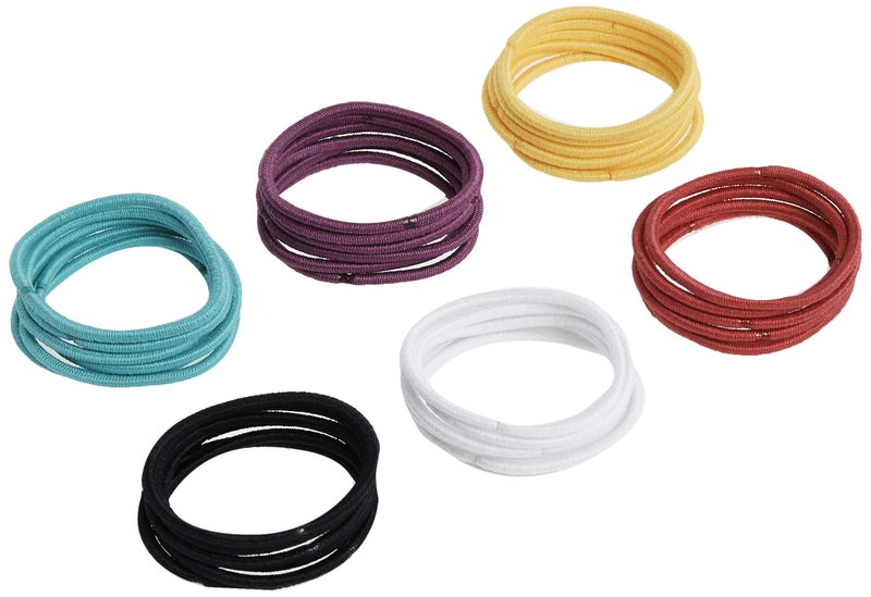 Goody Ouchless Hair Elastics â€“ No Pull, No Breakage, Tangle-Free Hold for Fine Hair â€“ 36 Count, Brooke Assorted, Long-Lasting Ponytail Holders for Women & Men - Image 5