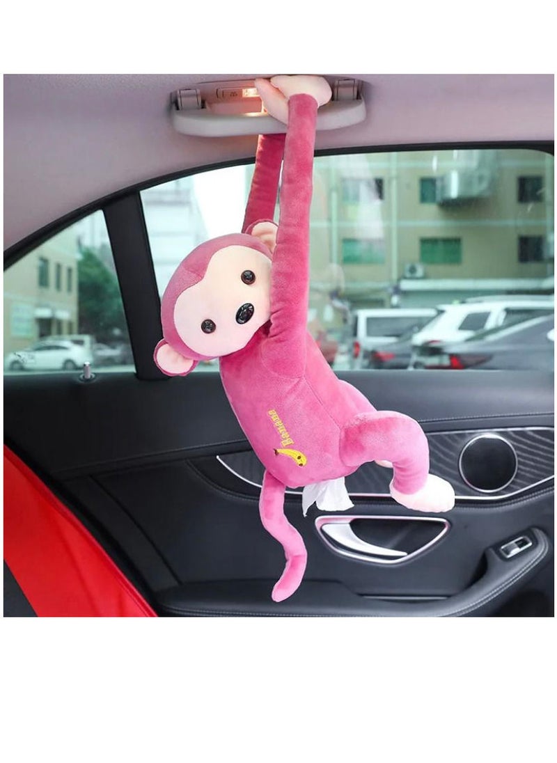 SFMW Car Hanging Tissue Box with Monkey Design  - Image 2