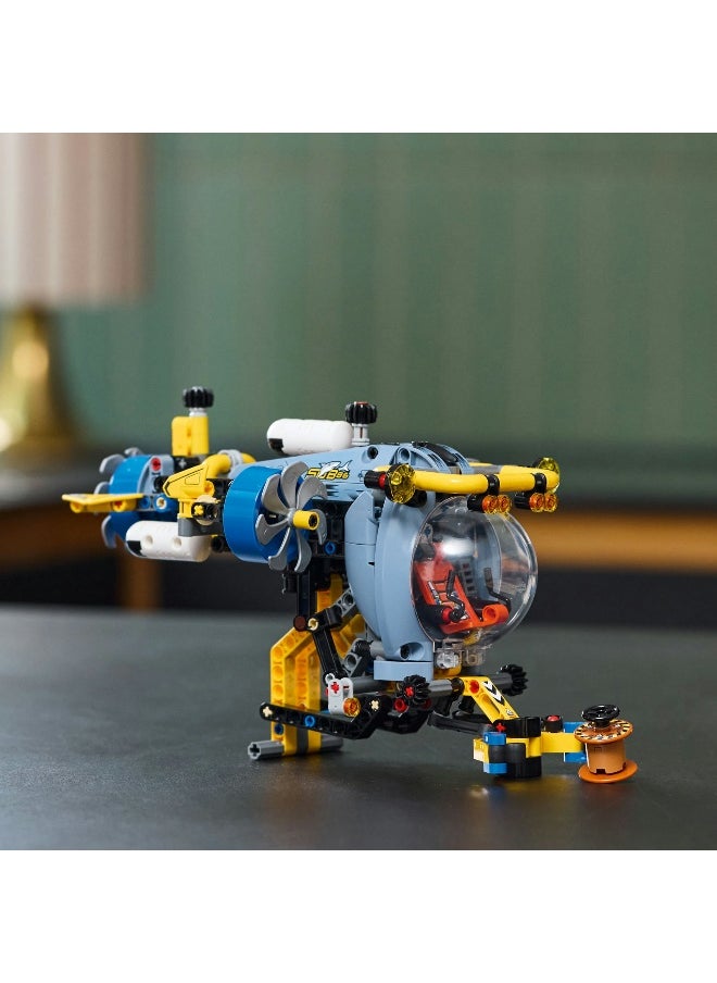 LEGO - LEGO Technic Deep-Sea Research Submarine 42201 Building Set (413 Pieces) - Image 1