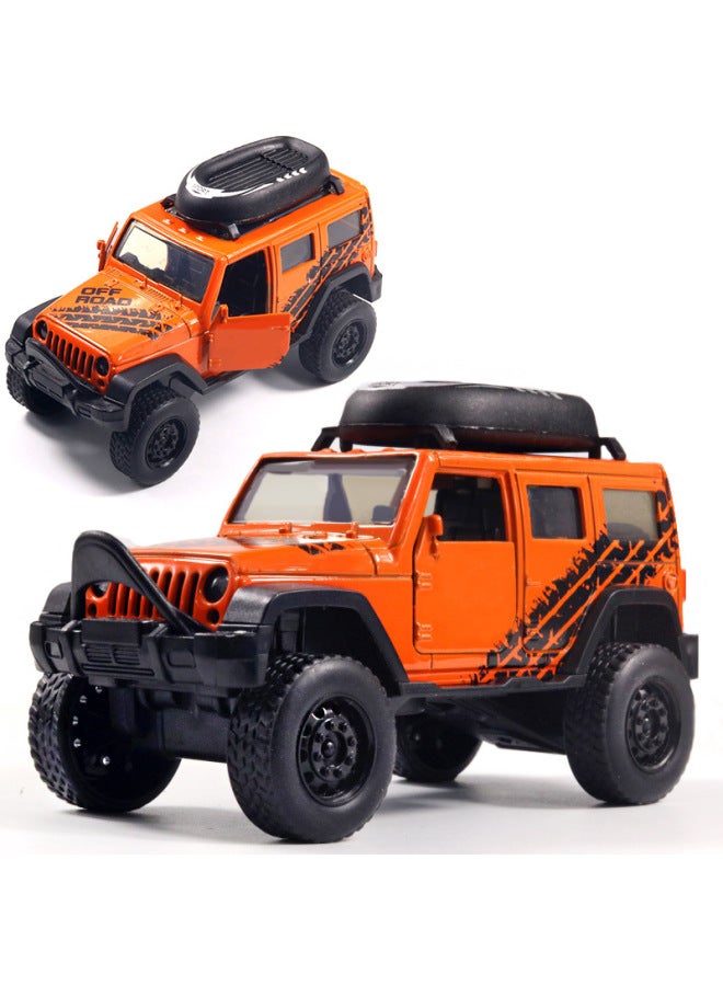Color Boxed Alloy Car Model Toy Car Children Boy Ornaments Toy Doll Machine Gifts Wholesale-Color:[Window Box] Fortgt Track Version Brown  - Image 5