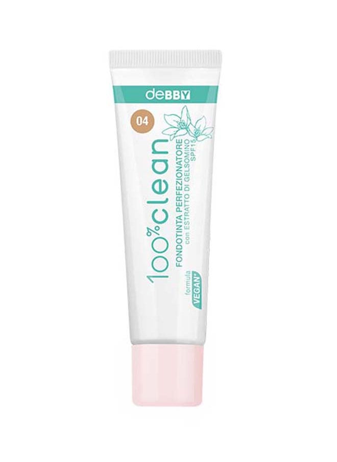 Debby 100% Clean Perfecting Foundation 04 Honey 