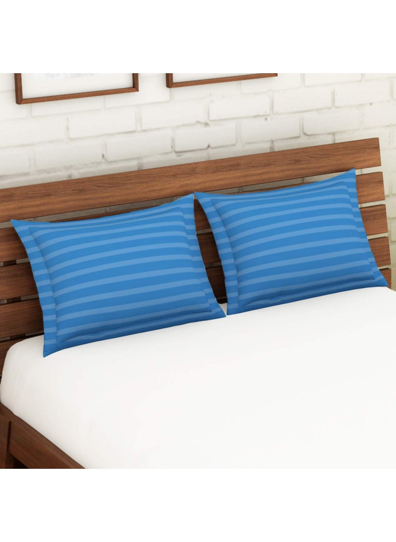 SPACES SPACES SKYRISE Pillow Cover Light Blue 210 TC 100% Cotton  - Image 1