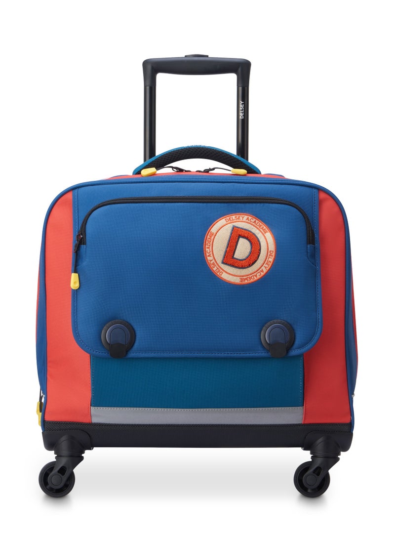 ديلسي حقيبة مدرسية للأطفال بعجلات (4 عجلات) مقاس 15.6 بوصة – أزرق - Image 1