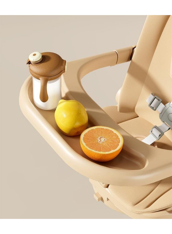 umbrella Stroller Umbrella 4-Wheel Folding , Lightweight and Easy to Fold, High-Quality Design for Children, Can Be Carried on Airplanes, Black - Image 4