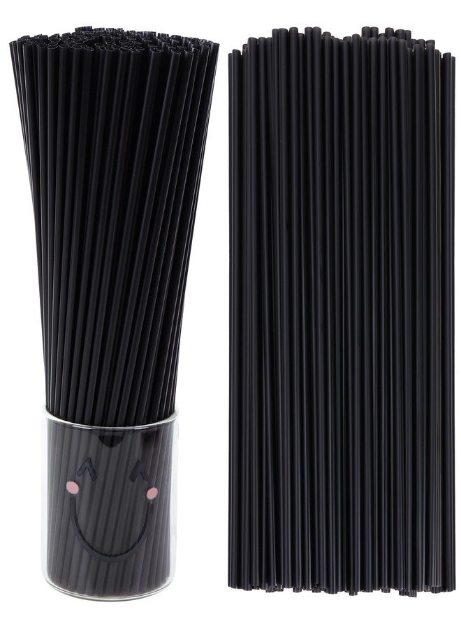 Tomnk 500pcs Straws Disposable, 10.3 Inches Plastic Straws, Plastic Drinking Straws for Tumblers and Ice Coffee - Image 1