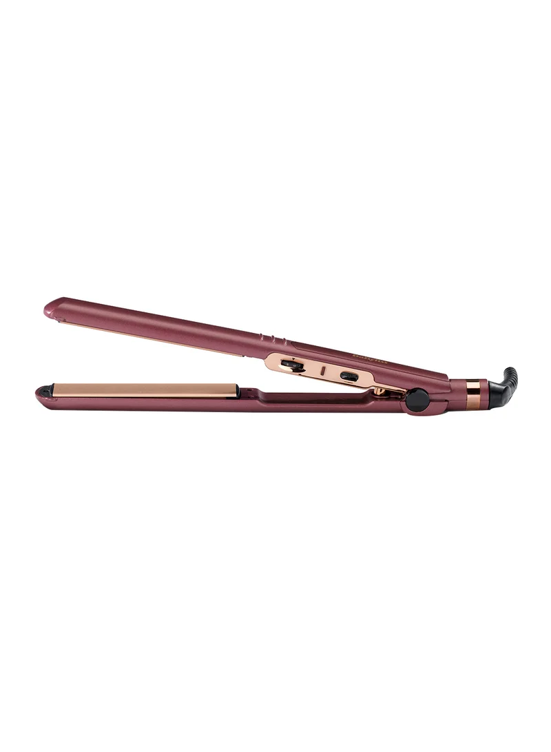 babyliss Hair Straightener Berry Crush 230 | 10 Heat Settings From 140c - 230c For Use On All Hair Types l Long Length 3m Swivel Cord | Long Length Plates For Fast Smooth Styling | 2183PSDE