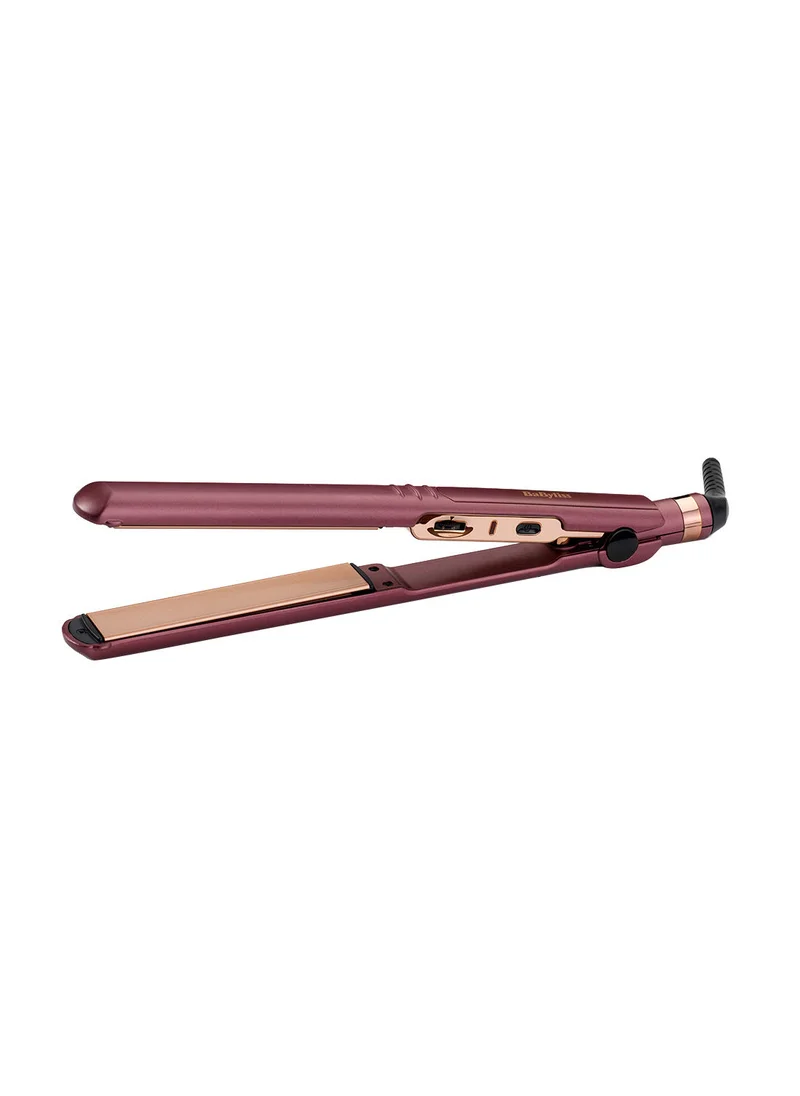 babyliss Hair Straightener Berry Crush 230 | 10 Heat Settings From 140c - 230c For Use On All Hair Types l Long Length 3m Swivel Cord | Long Length Plates For Fast Smooth Styling | 2183PSDE