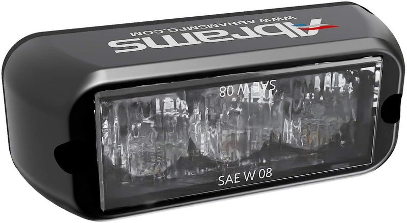 Abrams MFG T3-A LED Grille Emergency Vehicle Warning Strobe Lights - Amber - Image 3