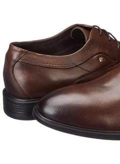 Hush Puppies Hush Puppies Mens New ZAMPA Derby E Brown Derby UK 7 (8244070)  - Image 3