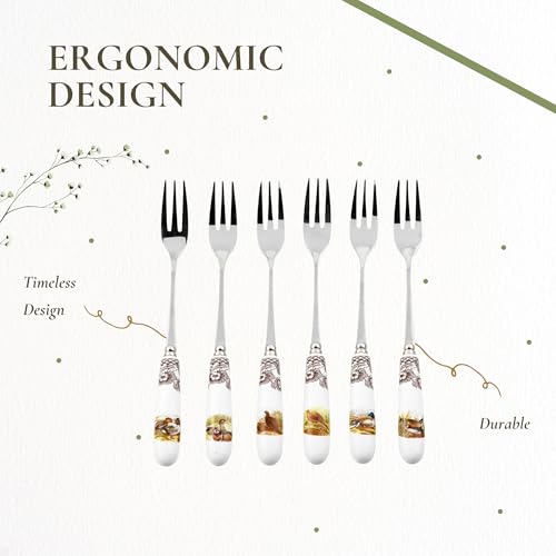 Spode Pastry Forks, Multi - Image 3