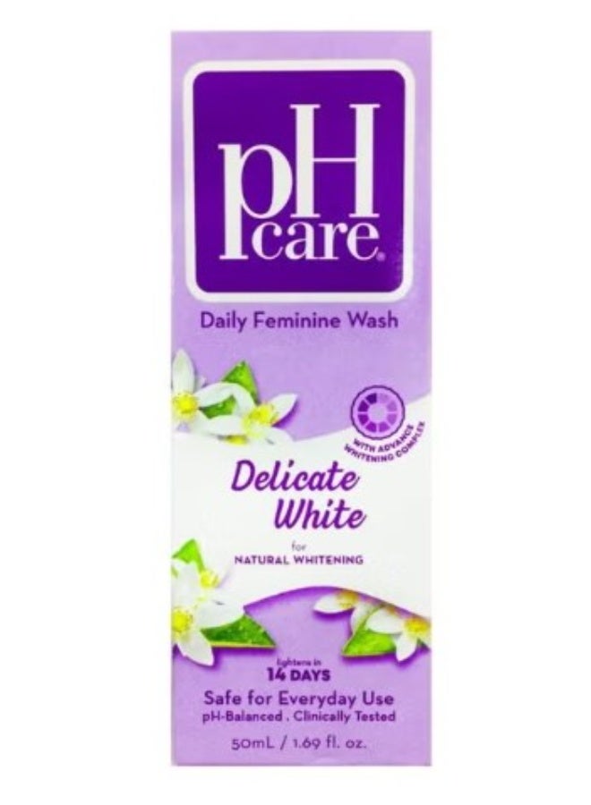 PH Care Daily Feminine Wash Delicate White - 50ml - Image 2