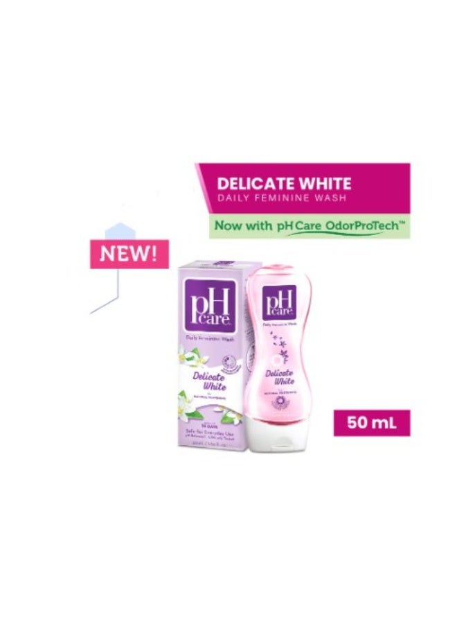 PH Care Daily Feminine Wash Delicate White - 50ml - Image 4