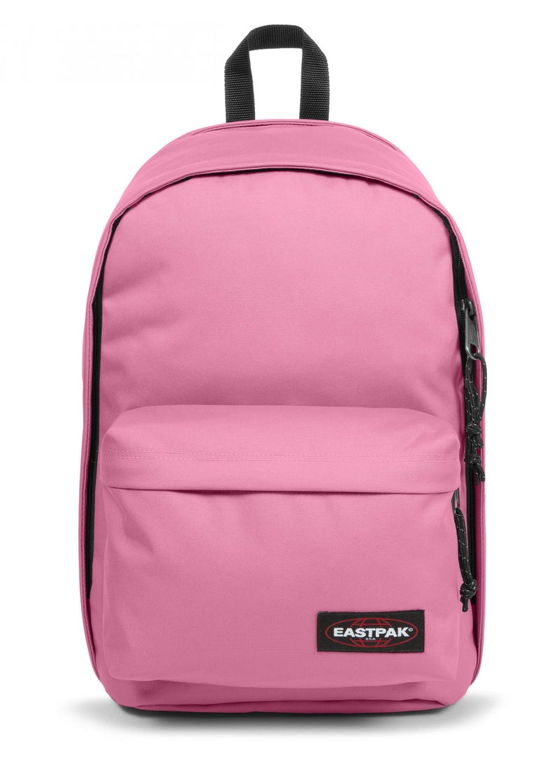EASTPAK حقيبة ظهر Eastpak Back To Work للكمبيوتر المحمول متوسطة الحجم باللون الوردي  - Image 1