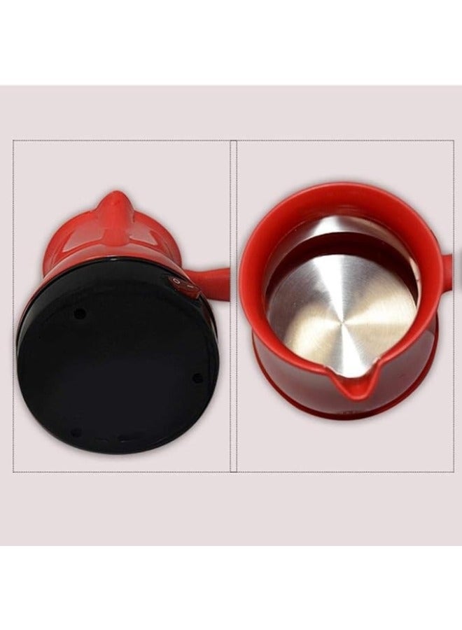 FLAMNGO 1 Piece Turkish Coffee Maker Electric Pot Portable Stainless Steel Water Boiler Multi Color(350 Watt 220V)  - Image 5