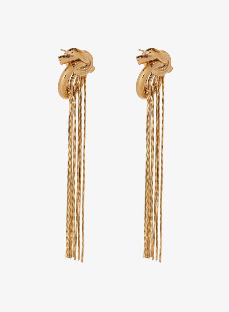 GUESS Hold Me Tight Non-Logo Earrings - Image 1