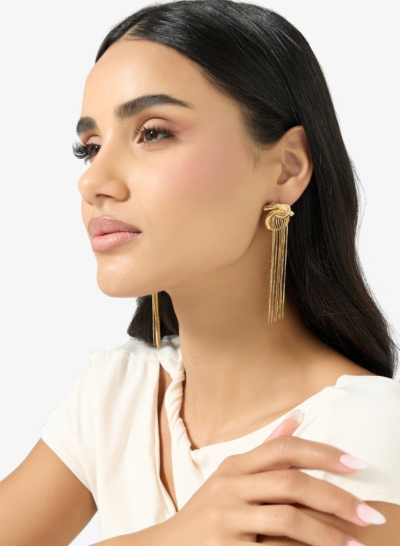 GUESS Hold Me Tight Non-Logo Earrings - Image 4