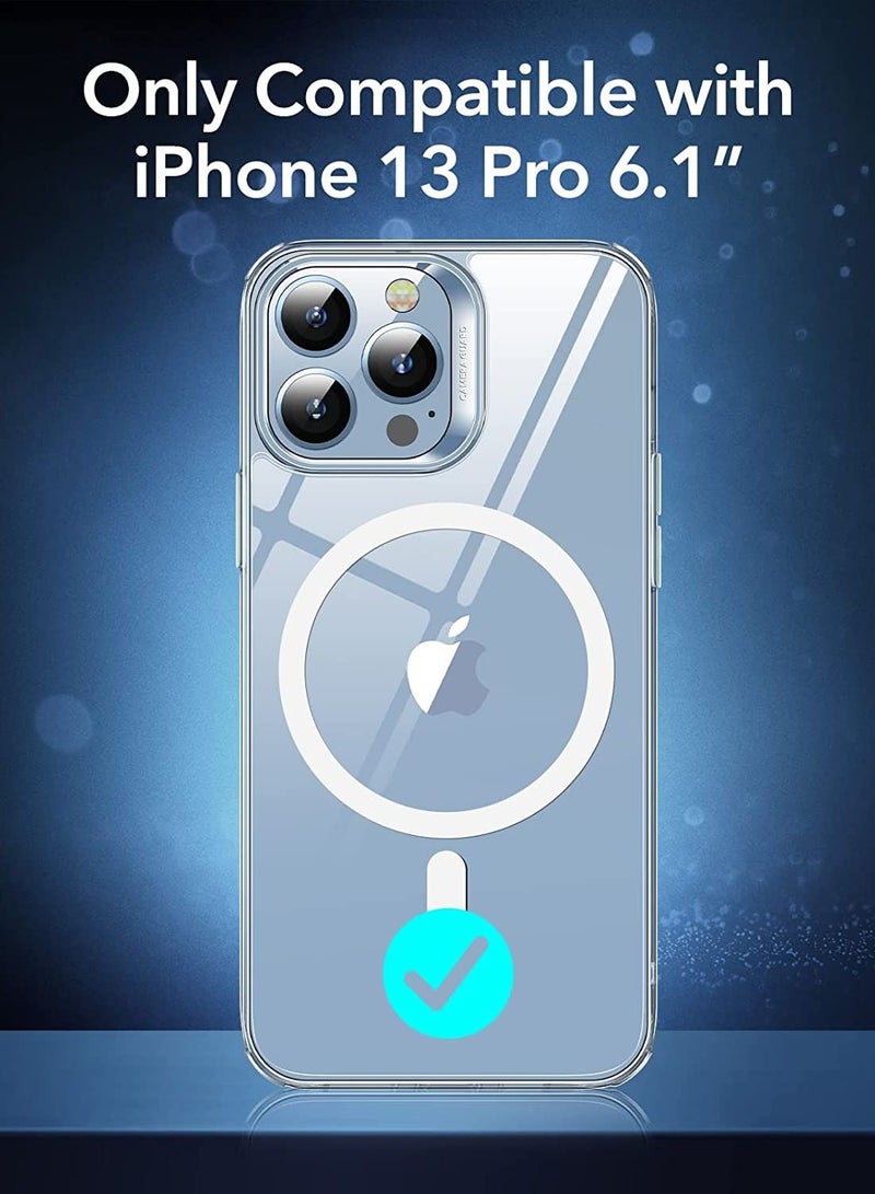 Phone Planet Magnetic Clear Case with HaloLock Compatible with iPhone 13 Pro – -Grade Drop Protection, Built-in Magnets for MagSafe Wireless Charging, Scratch-Resistant Anti-Yellowing Back, Slim Fit Transparent Protective Cover – Classic Series - Image 2