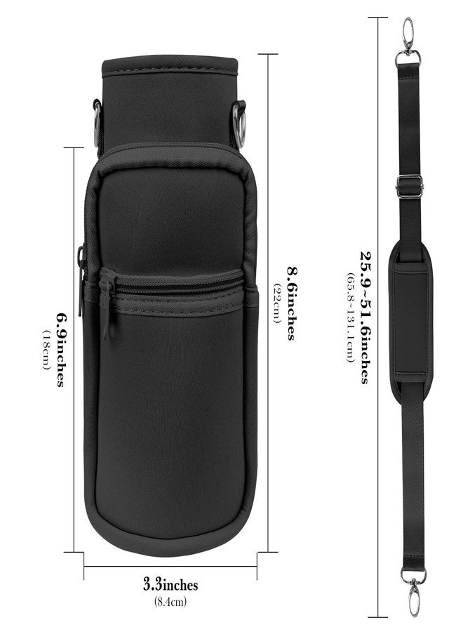 Linkidea Blender Storage Bag, Mini Blender Carrying Bag with Shoulder Strap, Compatible with Ninja BC151NV/BC51NV/BC151BK/BC151CR/ BC151PK/ BC151LD/ BC151BK Blast Portable Blender (Black) - Image 2