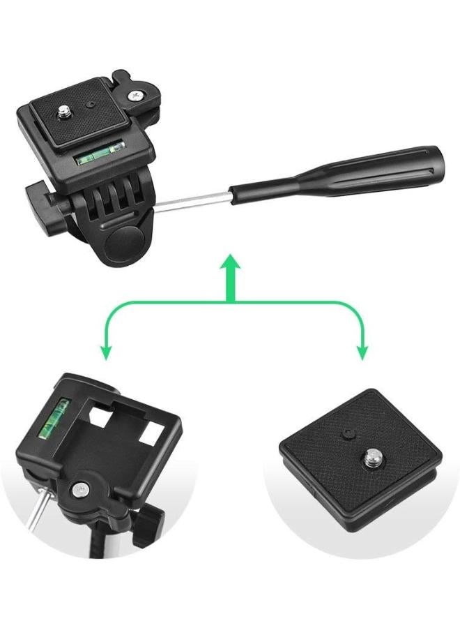 330A Professional Lightweight Aluminum Portable Tripod Stand - Image 4