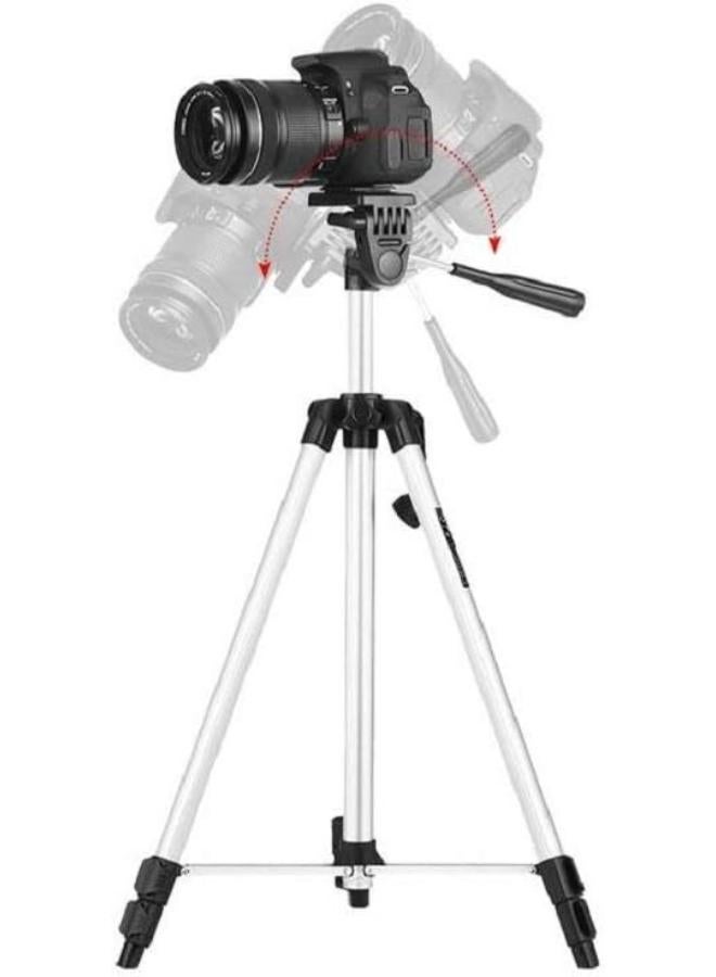 330A Professional Lightweight Aluminum Portable Tripod Stand - Image 2