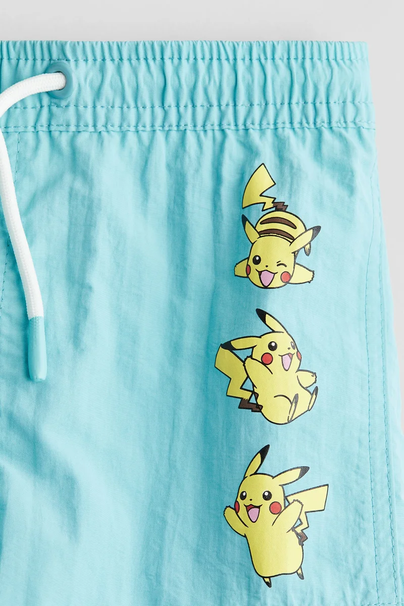 H&M Printed swim shorts