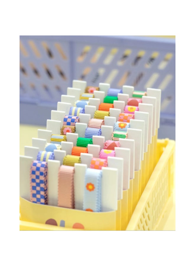 KadoDesign Ole Ribbed Ribbon Set - 3 Pack, Stripe, Plain, and Checkerboard - Image 2