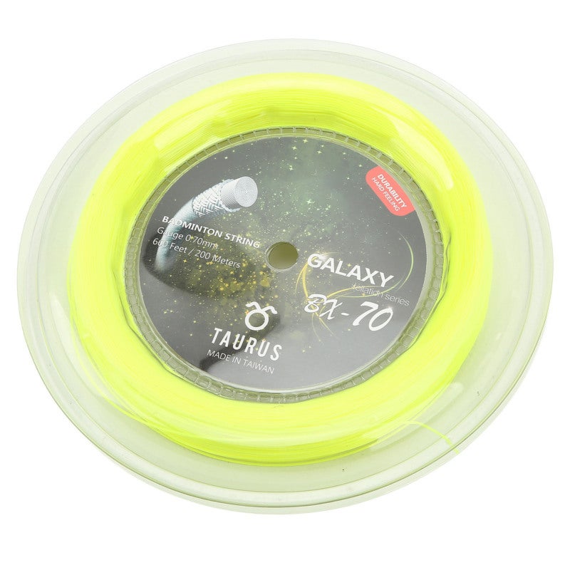 POWERTI Badminton String 200m 0.7mm High Elastic Nylon - Replacement Racket String with Strong Hitting Sound - Durable Racket String for Advanced Players - Image 5