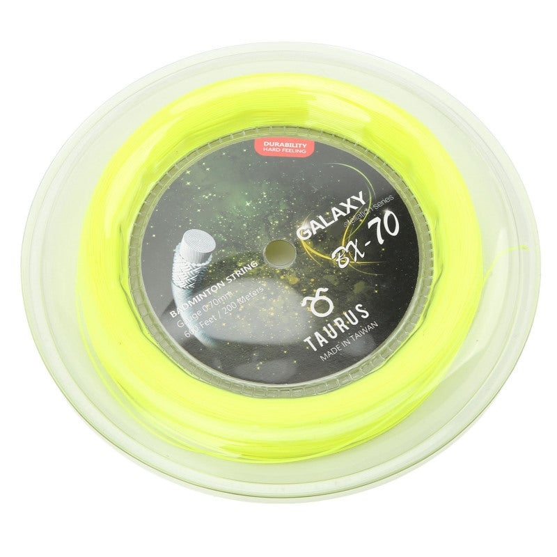 POWERTI Badminton String 200m 0.7mm High Elastic Nylon - Replacement Racket String with Strong Hitting Sound - Durable Racket String for Advanced Players - Image 2