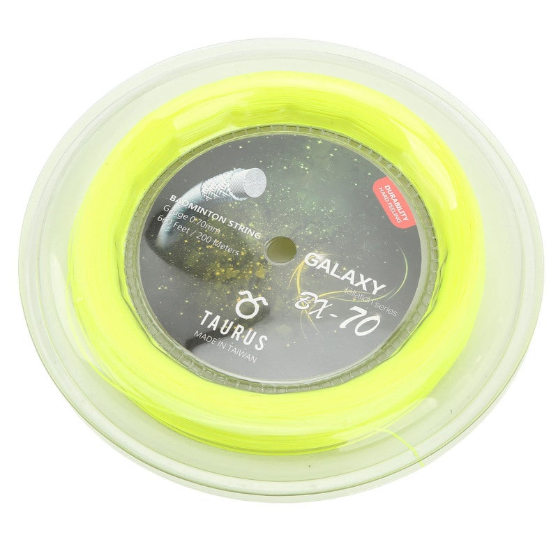 POWERTI Badminton String 200m 0.7mm High Elastic Nylon - Replacement Racket String with Strong Hitting Sound - Durable Racket String for Advanced Players - Image 3