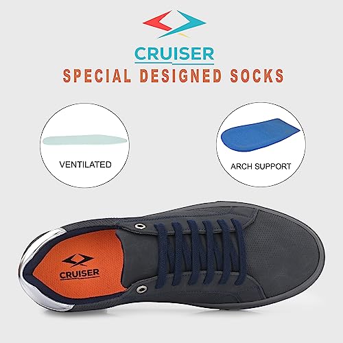Cruiser Men's Volvo Navy Sneakers_8 UK (2526-7) - Image 4