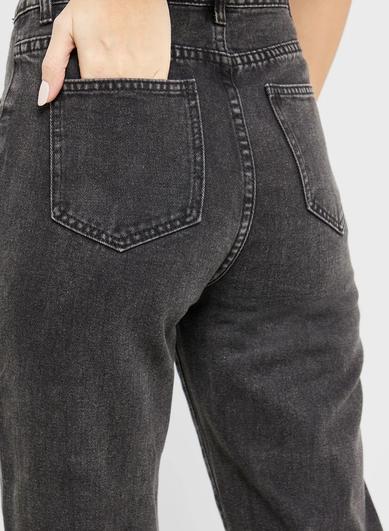 Ginger High Waist Straight Fit Jeans