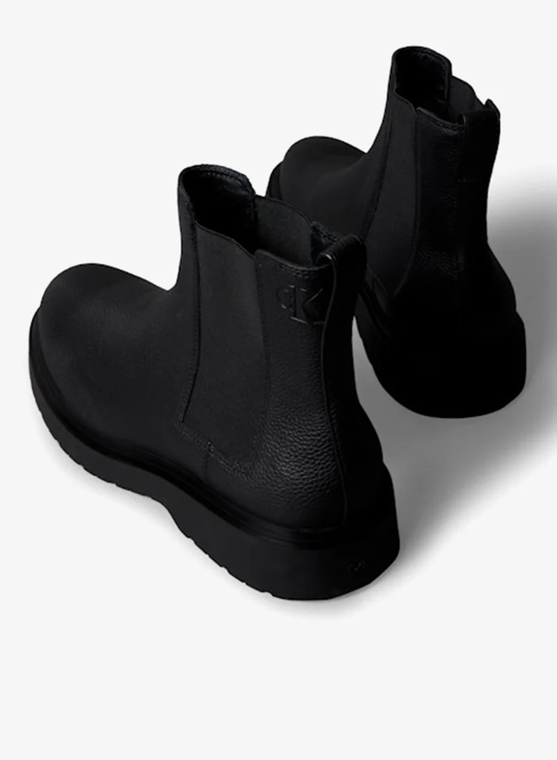 Calvin Klein Jeans  Leather Lug Chelsea Boots for Men | Best Price UAE