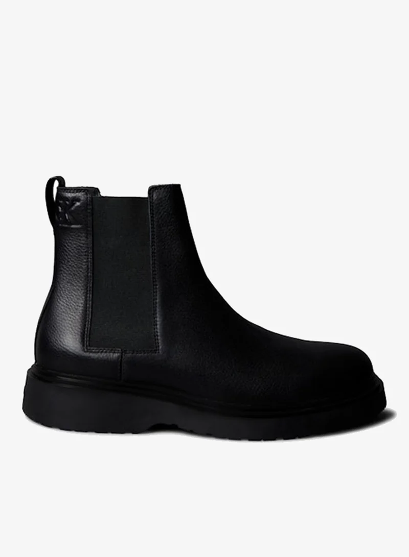 Leather Lug Chelsea Boots