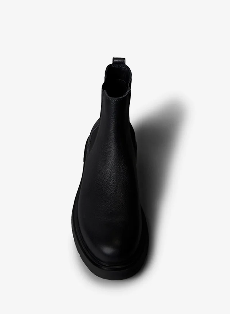 Calvin Klein Jeans  Leather Lug Chelsea Boots for Men | Best Price UAE