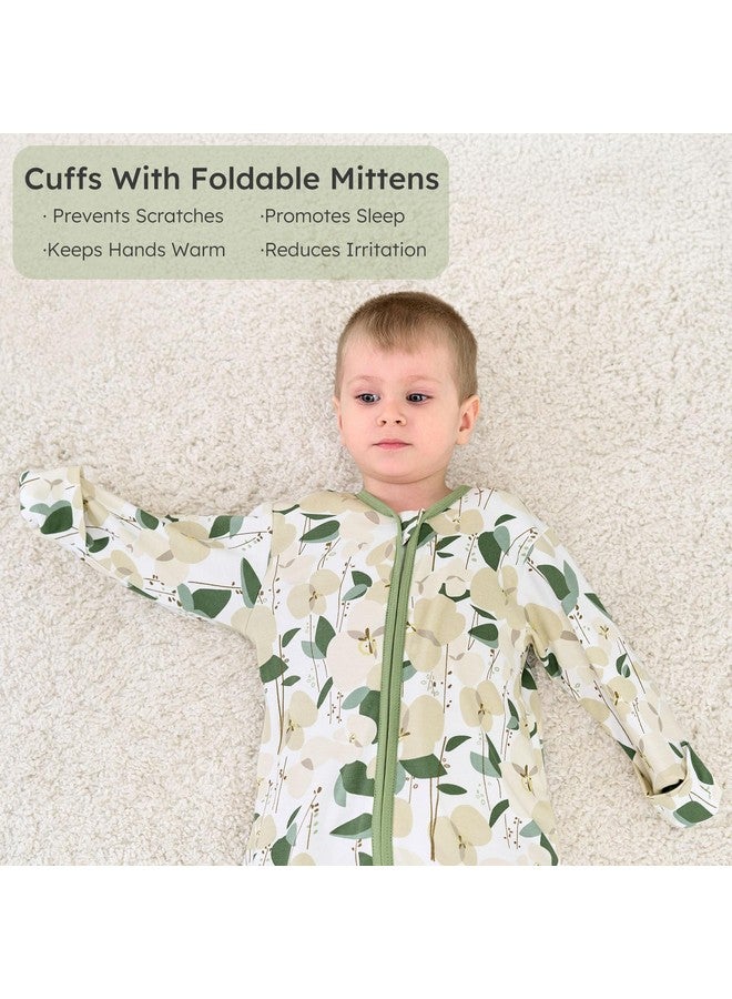 YOOFOSS Yoofoss Baby Sleep Sack 12-18 Months Long Sleeve Wearable Blanket Baby 100% Cotton 2-Way Zipper 0.5 Tog Toddler Sleeping Sack, Lightweight(Large) - Image 4