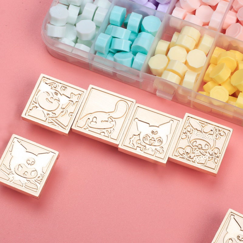 Lacquer Seal Cartoon Character Animal Round Square Seal Head Hand Account Lacquer Single Head Seal Single Head - Image 4