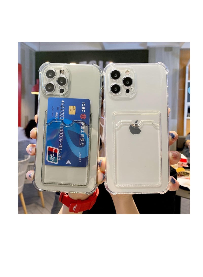 realme c55 Case Cover for realme c55 / Realme C55 Premium Protection Soft Slim Shockproof Wallet Case with Card Holder and Camera Protection  Clear (Realme C55)  - Image 3