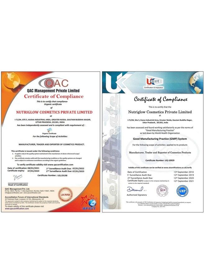 NUTRIGLOW غسول وجه عضوي متقدم مضاد للشيخوخة / يقلل التجاعيد غسول وجه نبيذ أحمر 100 مل - Image 5