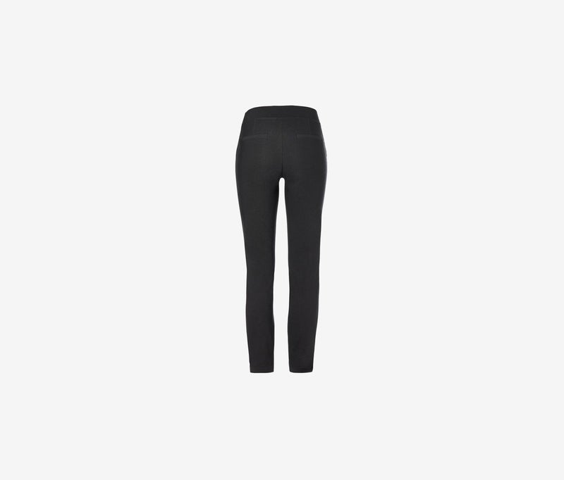 Tchibo Women Plain Straight Leg Pants, Black - Image 3