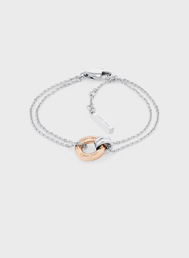 CALVIN KLEIN Bracelet In Stainless Steel with Rose Gold Plating