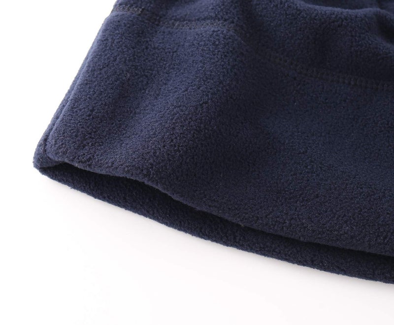 Home Prefer Mens Fleece Skull Beanies Warm Winter Hat (Navy Blue) - Image 5