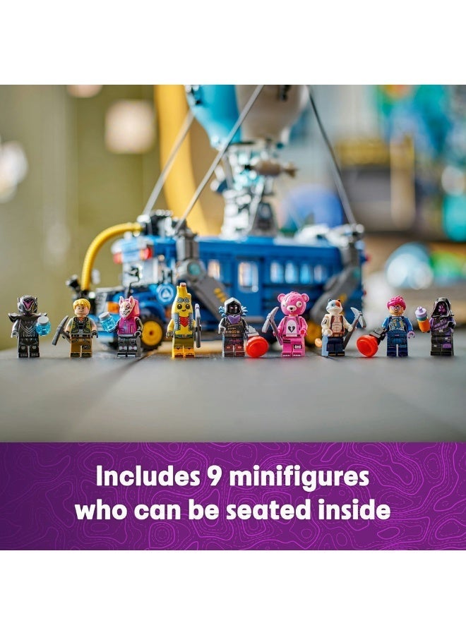 LEGO Fortnite Battle Bus Toy Set With 9 Characters 77073 954Pcs