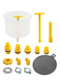 Coolant Funnel Kit, No Spill Radiator Flush and Bleeder Kit, Universal Automotive Antifreeze Bleeder, Spill-Free Radiator Bleeder Funnel, Car Accessories for Universal Vehicles