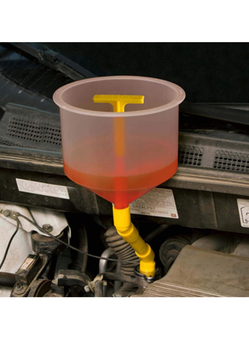 SYOSI - Coolant Funnel Kit, No Spill Radiator Flush and Bleeder Kit, Universal Automotive Antifreeze Bleeder, Spill-Free Radiator Bleeder Funnel, Car Accessories for Universal Vehicles - Image 1