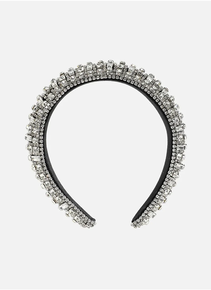 SOHI Silver Color Hairband