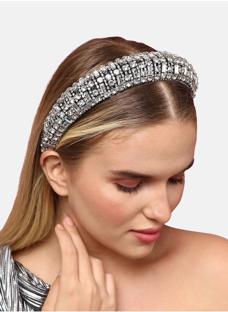 SOHI Silver Color Hairband