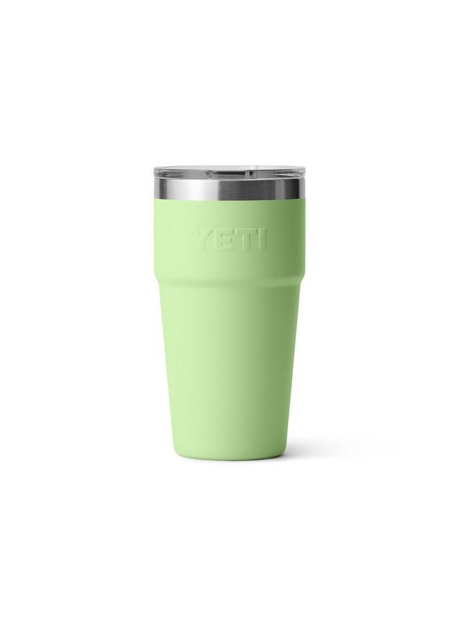 YETI YETI Rambler 20 oz Stackable Tumbler, Stainless Steel, Vacuum Insulated with MagSlider Lid, Key Lime - Image 4