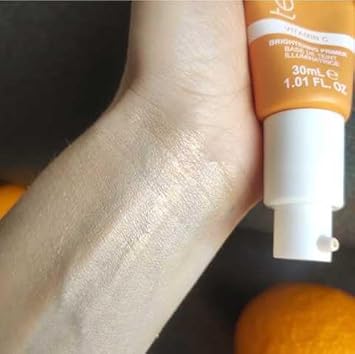 Technic Vitamin C Brightening Makeup Face Primer Moisturiser Natural Glow Base - Image 3
