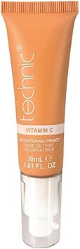 Technic Vitamin C Brightening Makeup Face Primer Moisturiser Natural Glow Base - Image 1