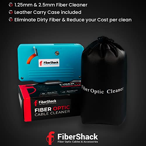 Fibershack - Fiber Optic Cleaning Box. A 2.5mm SC Fiber Cleaner & 1.25mm LC Fiber Cleaner. Our 500+ use Optical Connector Cleaning Tool is a Crucial Addition to Your Kit - Image 4